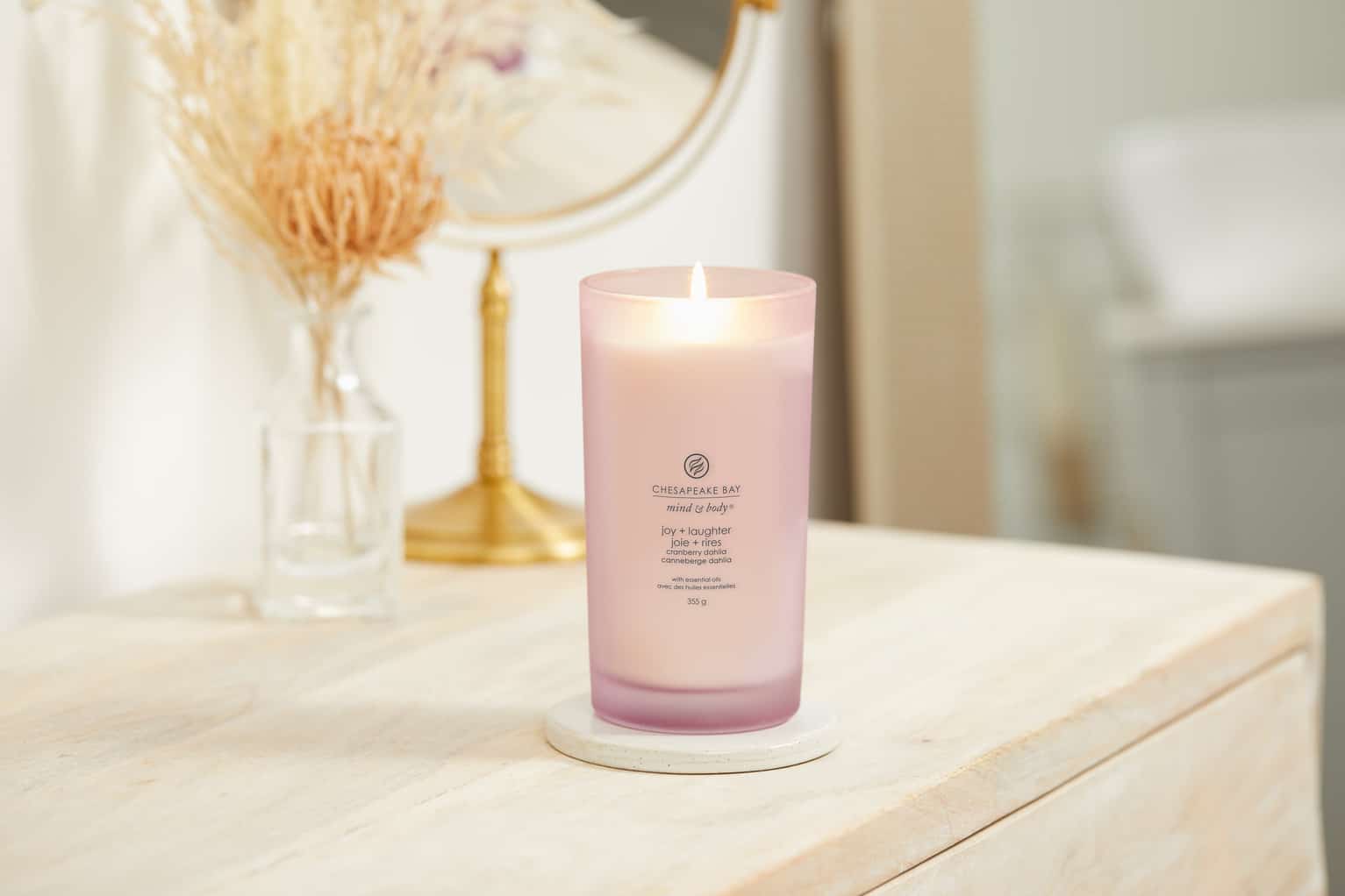 Joy & Laughter (Cranberry Dahlia) - CBC Large Tumbler - Bild 4