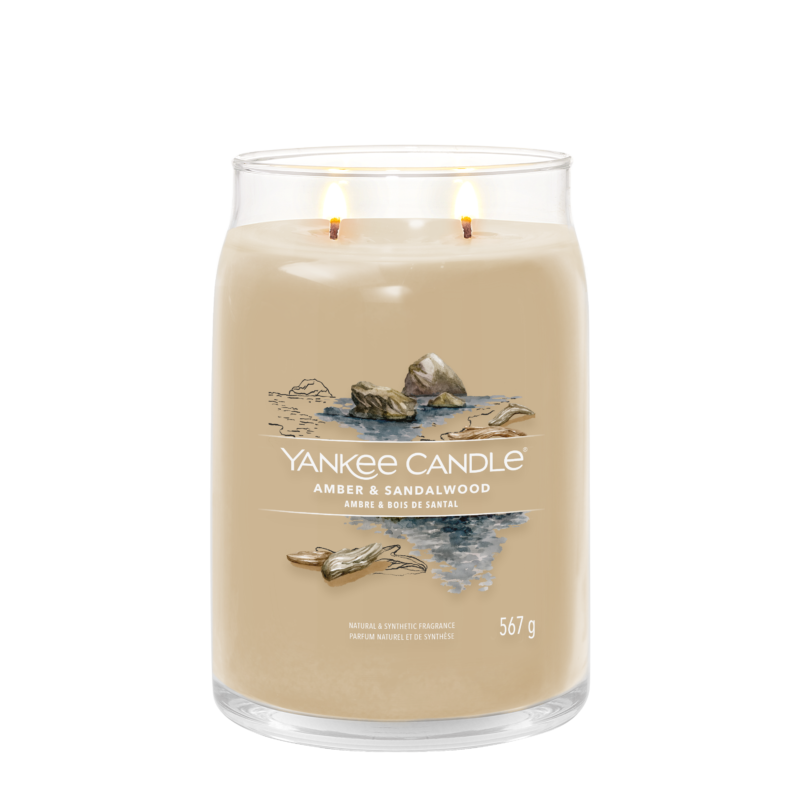 Alternative view of Amber & Sandalwood - Signature Large Jar