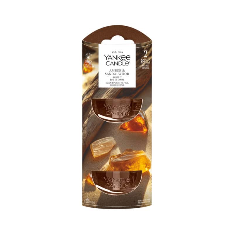 Scent Plug Refill - Amber & Sandalwood 2-pack