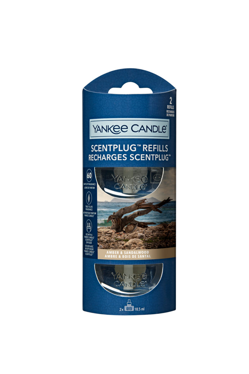 Scent Plug Refill - Amber & Sandalwood 2-pack