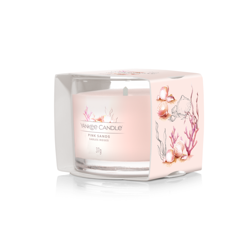 Alternative view of Pink Sands - Filled Votive